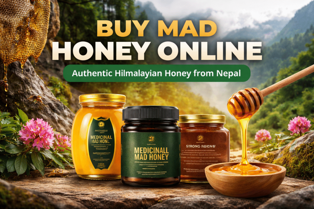 buy mad honey online authentic Himalayan honey from Nepal